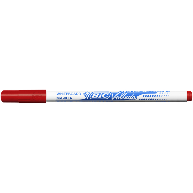 Whiteboardmarker Bic Velleda 1721 rond fijn rood afbeelding