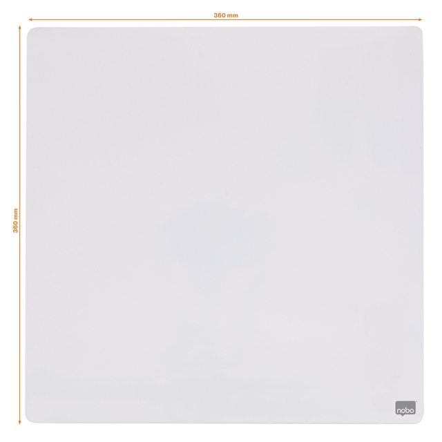 Whiteboard Nobo tegel 36x36cm wit magnetisch afbeelding