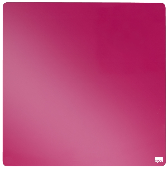 Whiteboard Nobo tegel 36x36cm roze magnetisch afbeelding