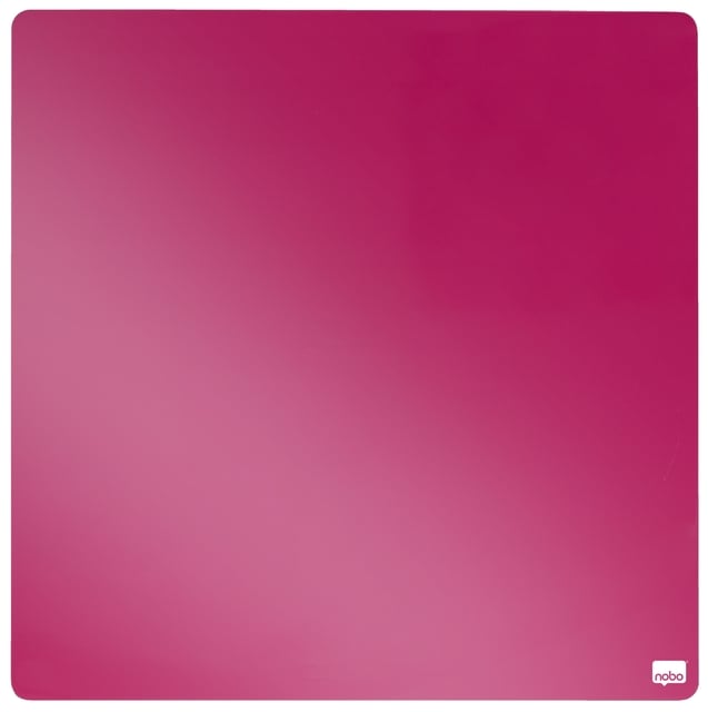 Whiteboard Nobo tegel 36x36cm roze magnetisch afbeelding