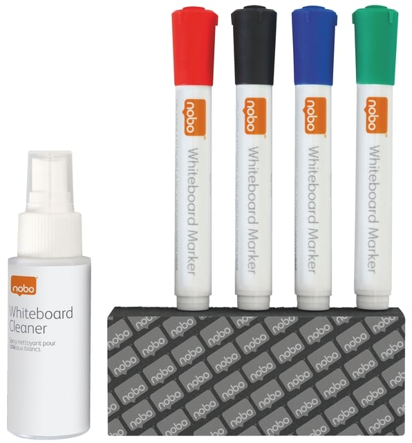 Whiteboard-starterkit Nobo afbeelding