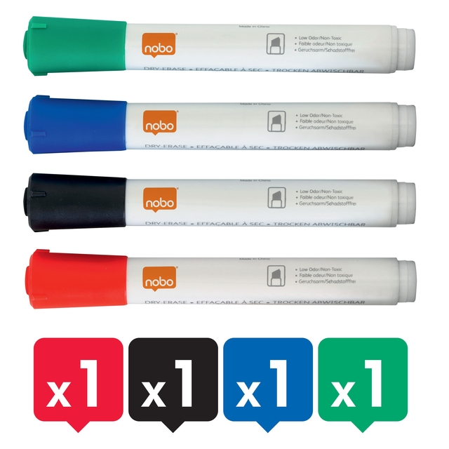 Whiteboard-starterkit Nobo — Foto 2 van 2