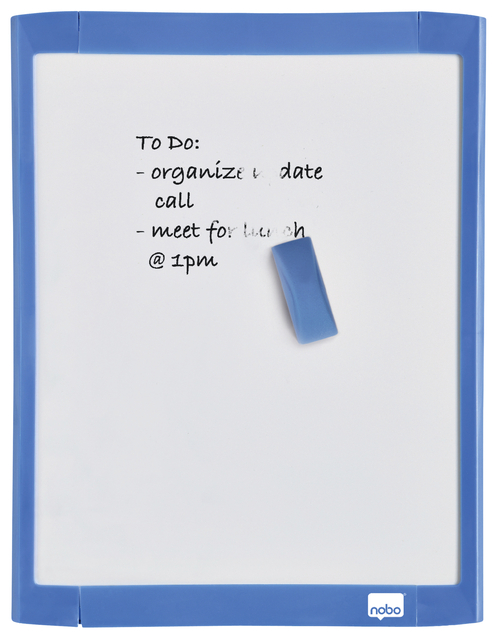 Whiteboard Nobo 21.6x28cm magnetisch assorti afbeelding