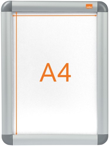 Kliklijst Nobo Essence A4 aluminium-3