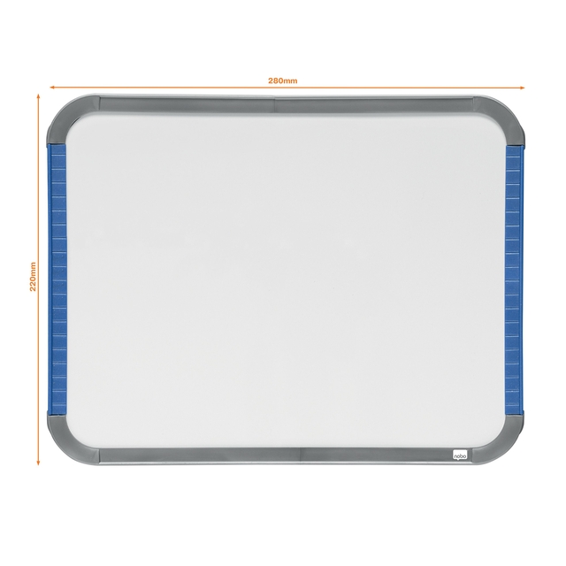 Whiteboard Nobo Slim Line 22x28cm wit — Foto 2 van 2