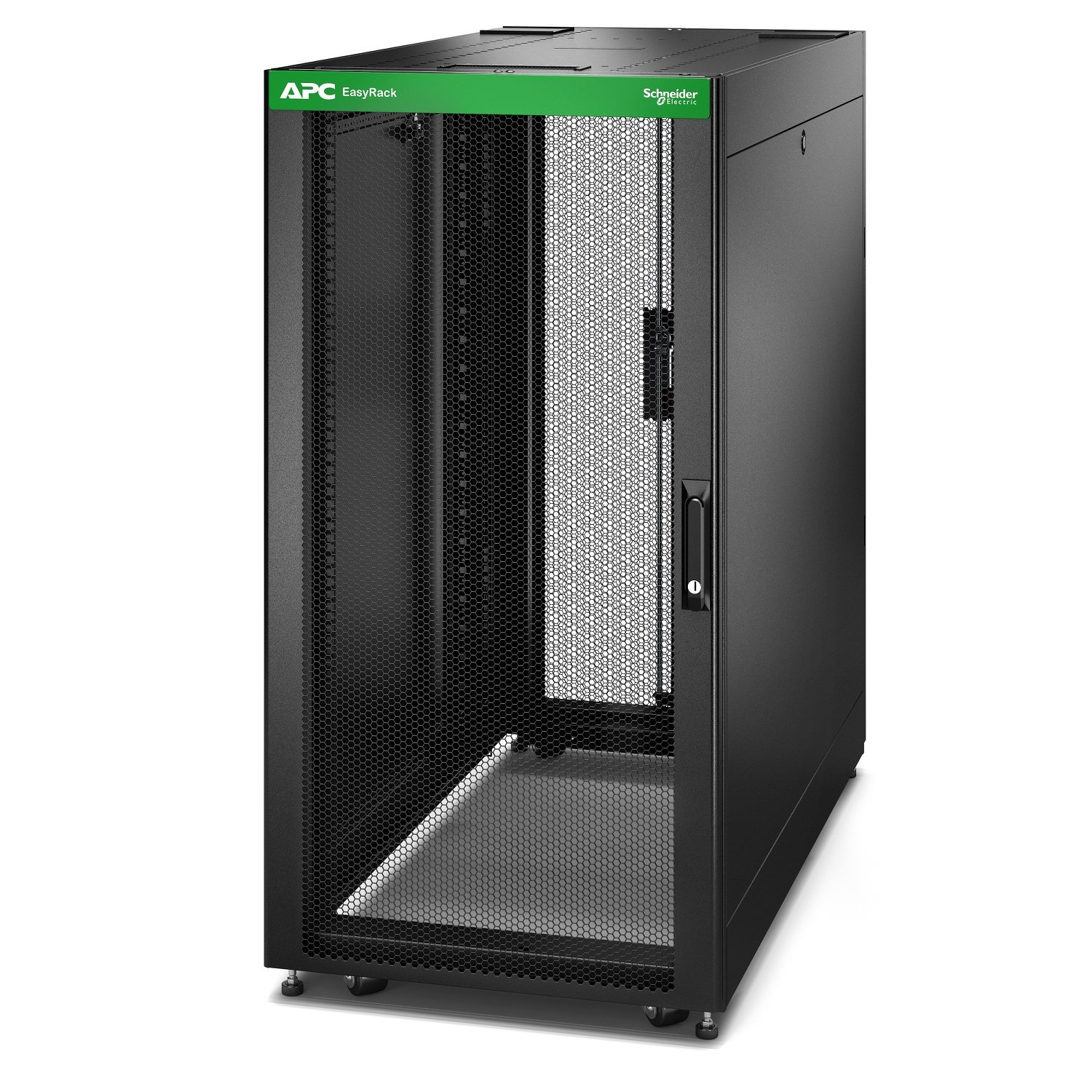 APC NetShelter Easy ER6422 - 24U/HE, 600mm(b) x 1200mm(d) 19" IT rack, met zijpanelen afbeelding