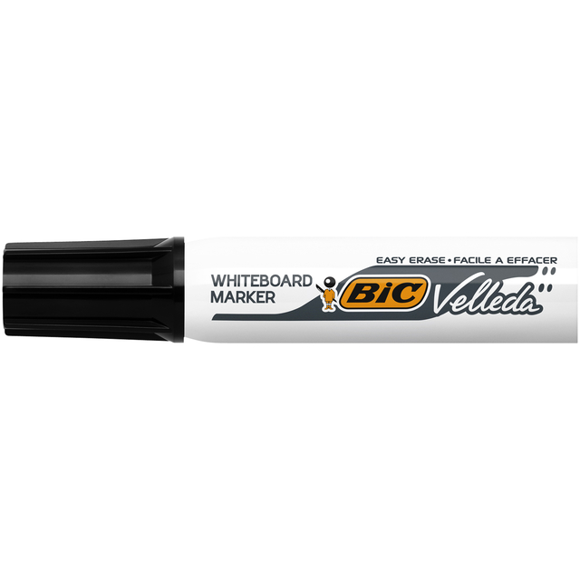 Whiteboardmarker Bic Velleda 1781 schuin large zwart afbeelding