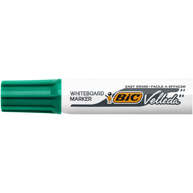 Whiteboardmarker Bic Velleda 1781 schuin large groen afbeelding