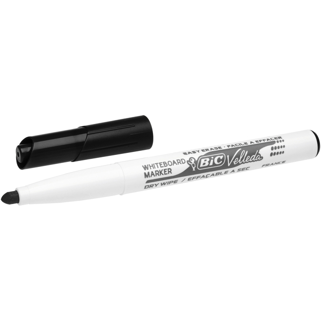 Whiteboardmarker Bic Velleda 1741 rond medium zwart afbeelding