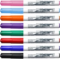 Viltstift Bic Velleda 1748 whiteboard rond medium assorti blister à 8 stuks-2