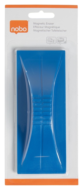 Whiteboardwisser Nobo magnetisch blauw afbeelding