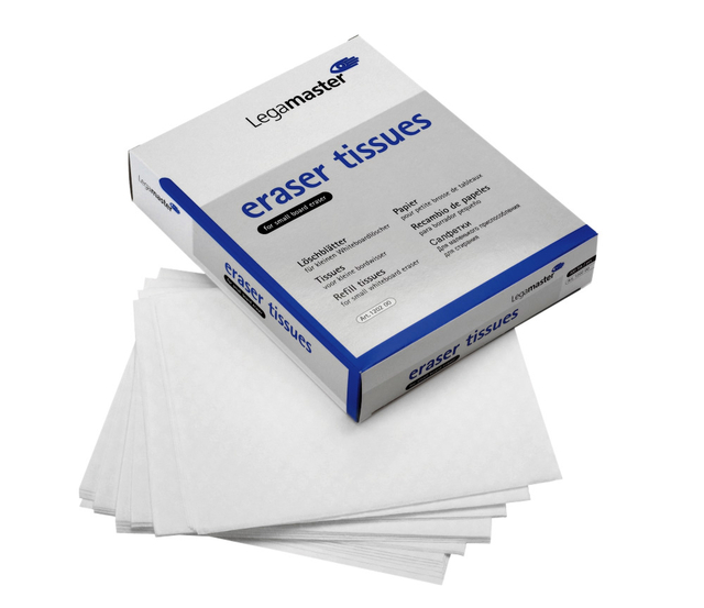 Navuldoekje Legamaster 120200 voor whiteboardwisser 120100 100 stuks afbeelding