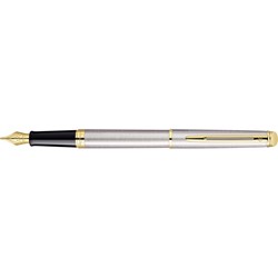 Vulpen Waterman Hémisphère stainless steel GT fijn