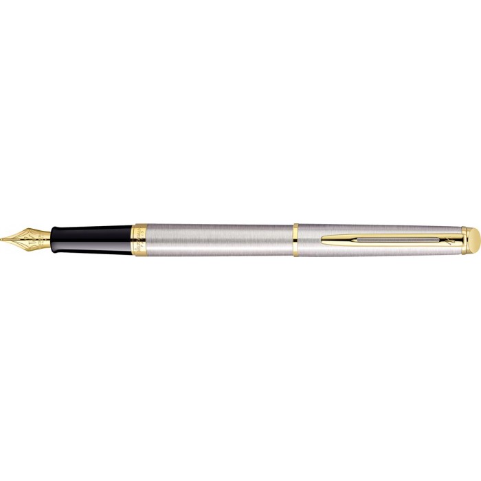 Vulpen Waterman Hémisphère stainless steel GT fijn afbeelding
