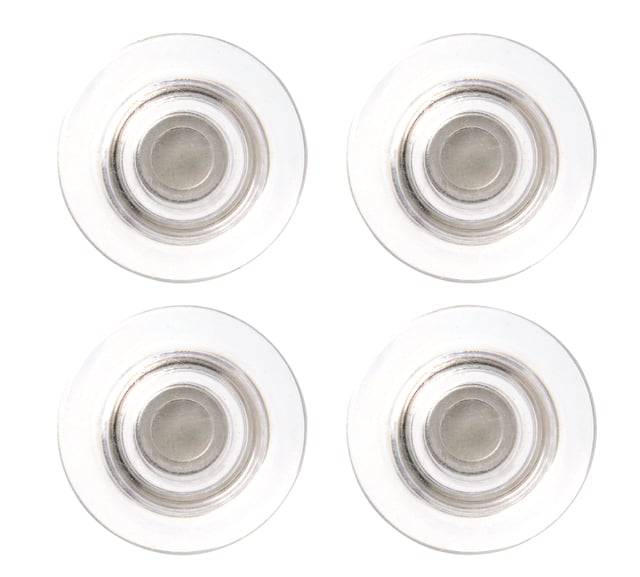 Glasbordmagneet Nobo extra sterk 32mm transparant 4 stuks afbeelding