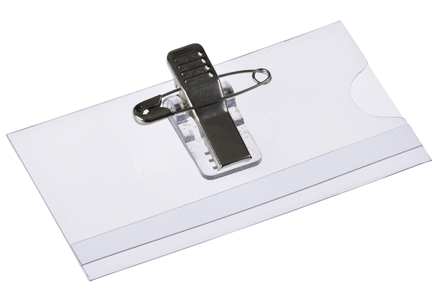 Badge Europel met clip en speld 75x40mm 24st afbeelding