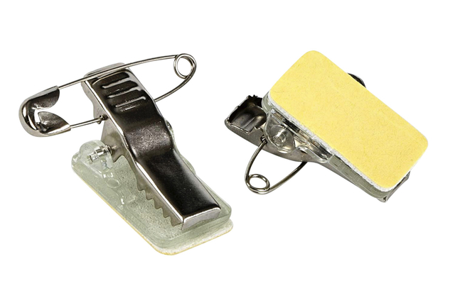 Clip met speld Europel zelfklevend voor badges afbeelding