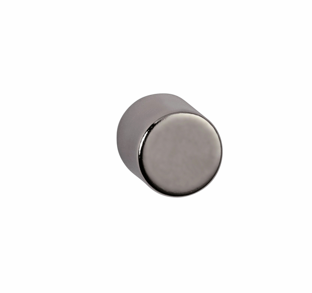 Magneet MAUL Neodymium koker 10x10mm 4kg nikkel 4 stuks afbeelding