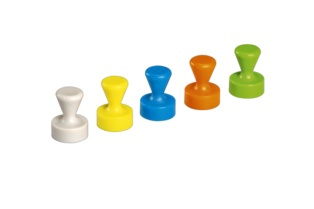 Magneet MAUL Neodymium kegel 12mm 1.5kg assorti 10 stuks afbeelding