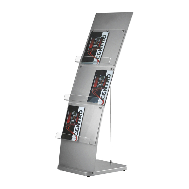 Folderstandaard OPUS 2 6x A4 gebogen wand afbeelding