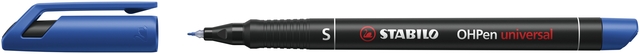 Viltstift STABILO OHpen 841/41 permanent rond superfijn blauw afbeelding 1