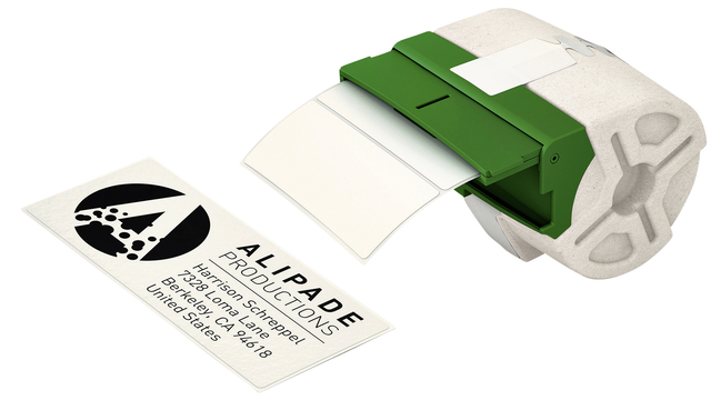 Etiket Leitz icon labelprint papier 36mmx88mm wit 600 stuks afbeelding