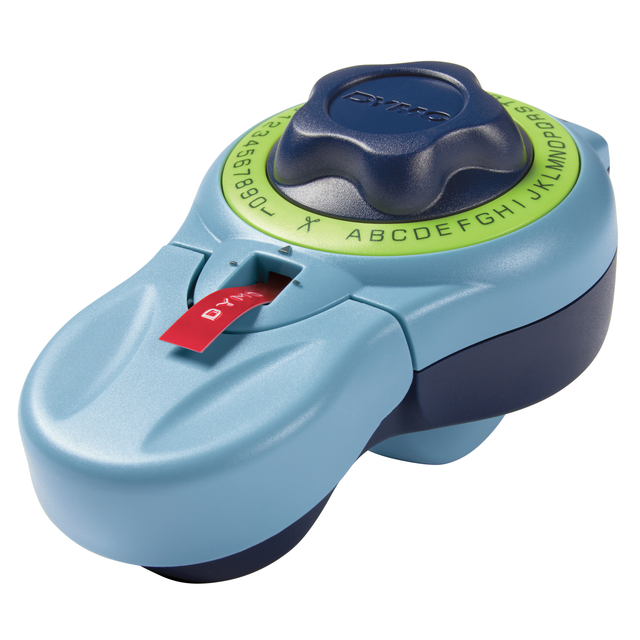 Lettertang Dymo Junior embossing blauw afbeelding