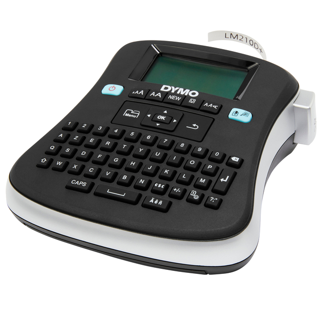 Labelprinter Dymo LabelManager 210D+ draagbaar azerty 12mm zwart — Foto 2 van 2