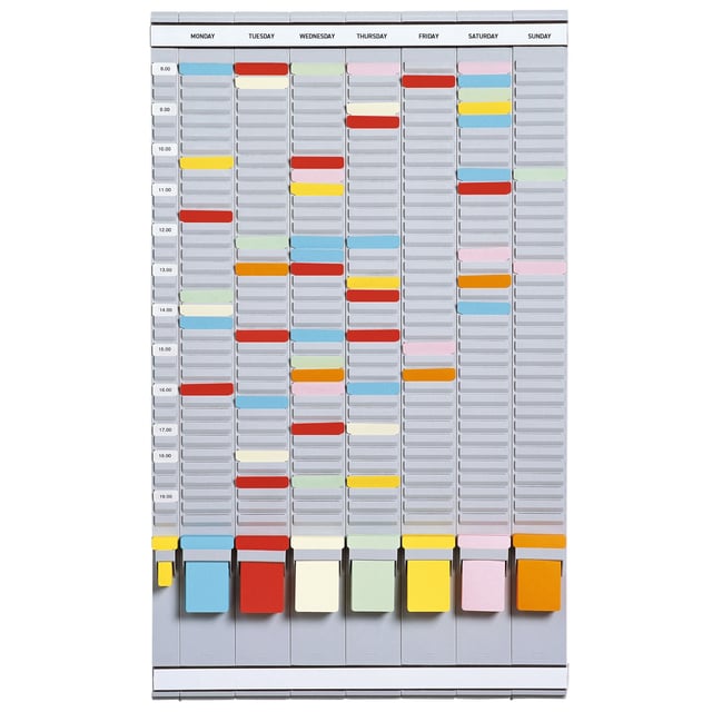 Planbord Djois week 35 sleuven grijs afbeelding