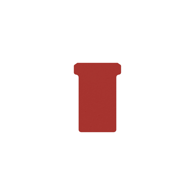 T-kaart Djois formaat 2 48mm rood 100 stuks afbeelding