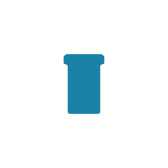 T-kaart Djois formaat 2 48mm blauw 100 stuks afbeelding