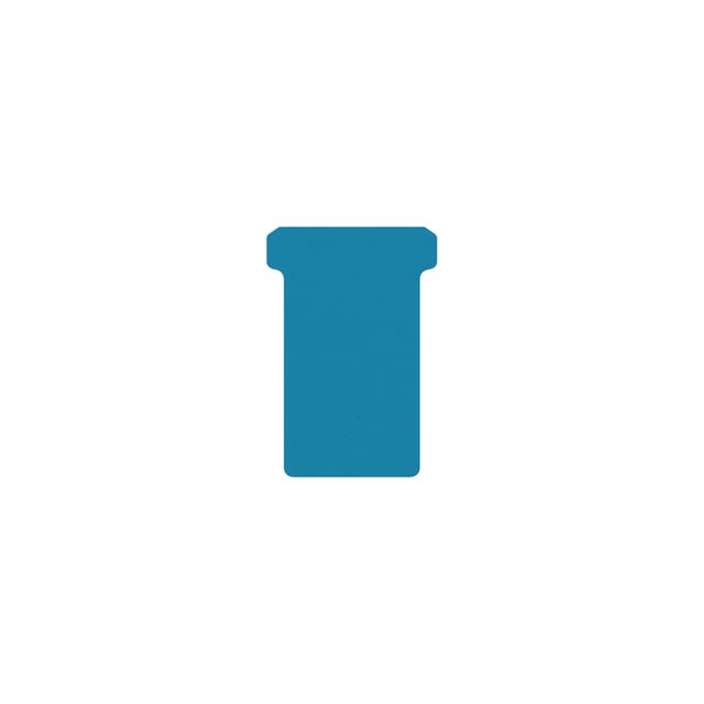 T-kaart Djois formaat 2 48mm blauw 100 stuks afbeelding
