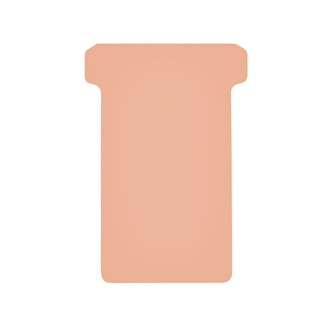 T-kaart Djois formaat 2 48mm roze 100 stuks afbeelding