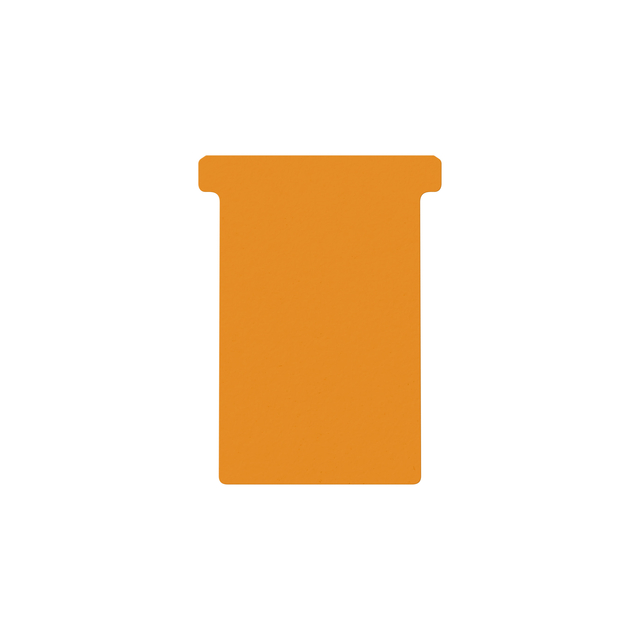 T-kaart Djois formaat 3 77mm oranje 100 stuks afbeelding