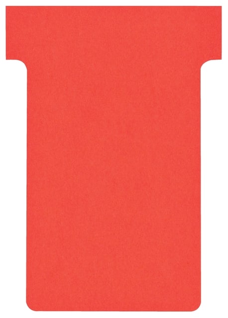 T-kaart Nobo nr.2 48mm rood 100 stuks afbeelding