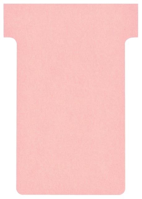 T-kaart Nobo nr.2 48mm roze 100 stuks afbeelding
