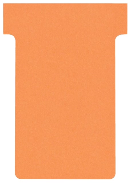 T-kaart Nobo nr.2 48mm oranje 100 stuks afbeelding