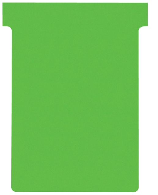 T-kaart Nobo nr.3 80mm groen 100 stuks afbeelding