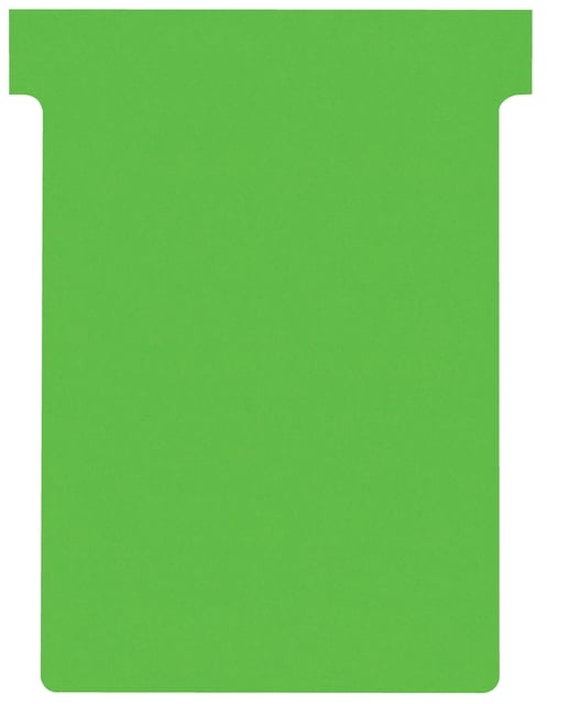 T-kaart Nobo nr.3 80mm groen 100 stuks afbeelding