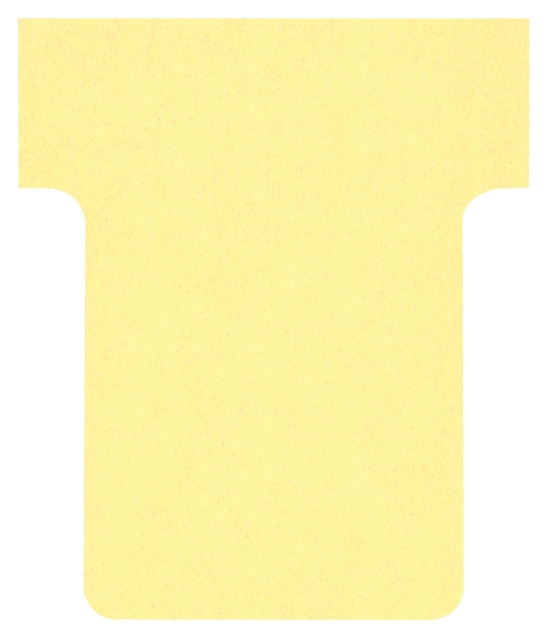 T-kaart Nobo nr. 1.5 36mm geel 100 stuks afbeelding