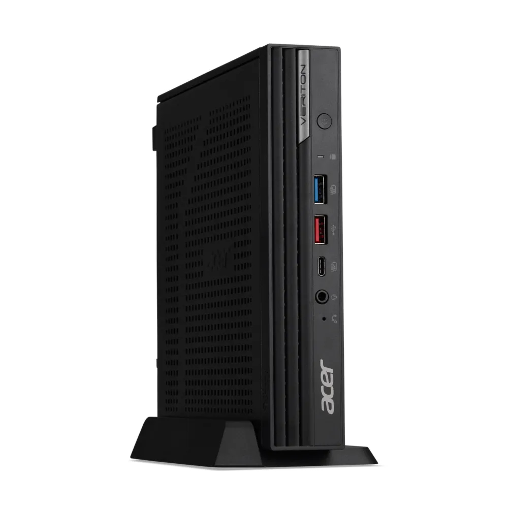 Acer Veriton N N6710GT I53516Q Pro Intel® Core™ i5 i5-13500T 16 GB DDR4-SDRAM 512 GB SSD Windows 11 Pro Mini PC Zwart afbeelding