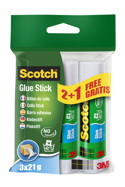 Lijmstift Scotch 21gr 2+1 gratis afbeelding