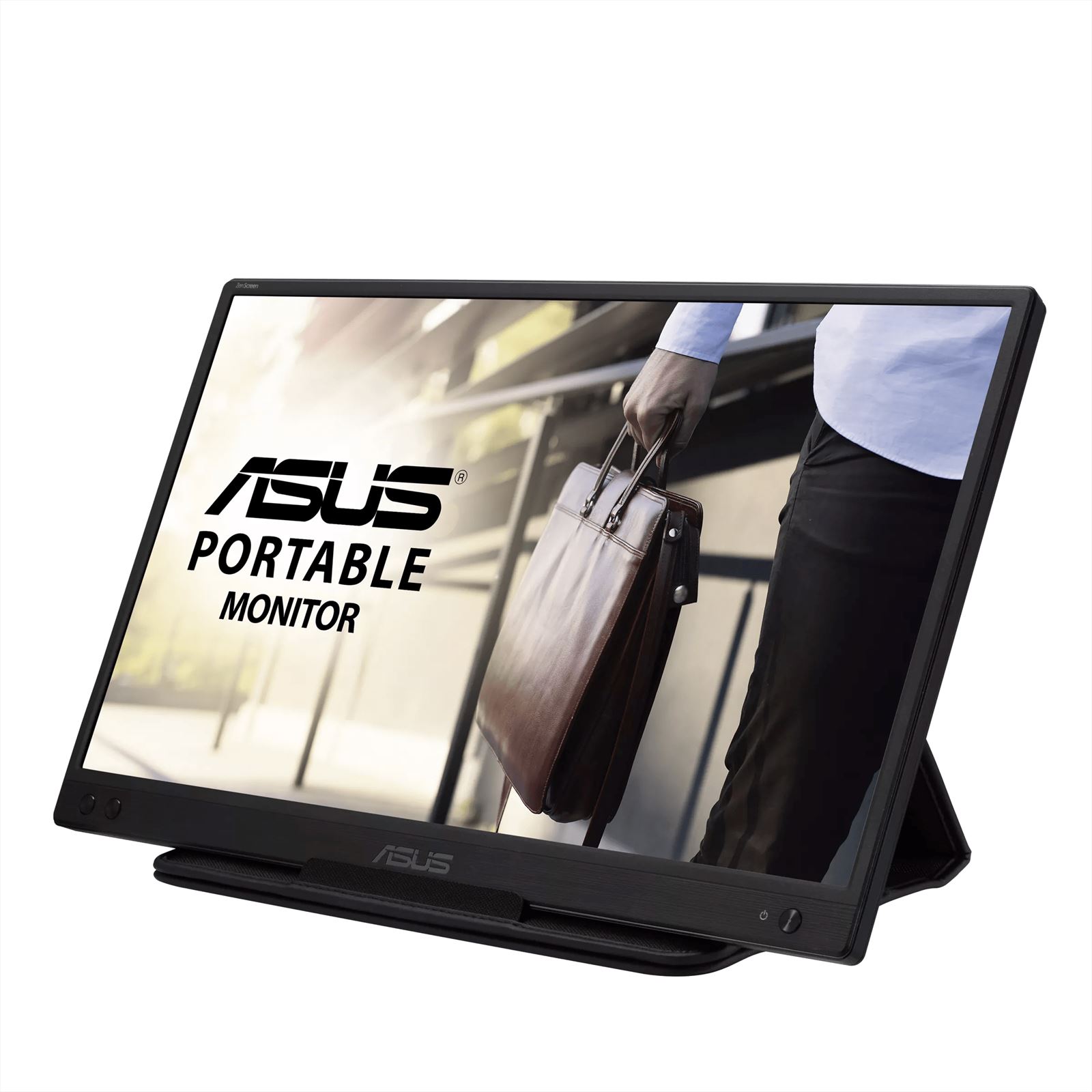 ASUS ZenScreen MB166C computer monitor 39,6 cm (15.6") 1920 x 1080 Pixels Full HD LED Zwart afbeelding
