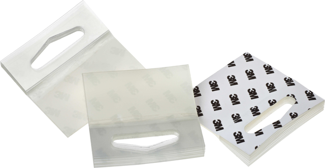Hangtab 3M 1075 50x50mm helder 500 stuks — Foto 2 van 2