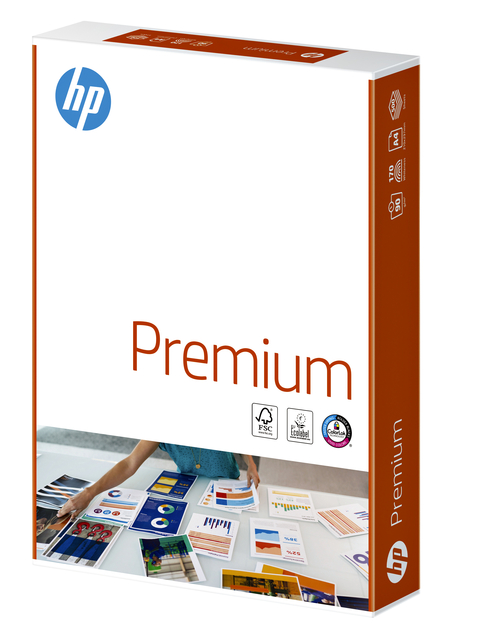 Kopieerpapier HP Premium A4 90gr wit 500vel afbeelding