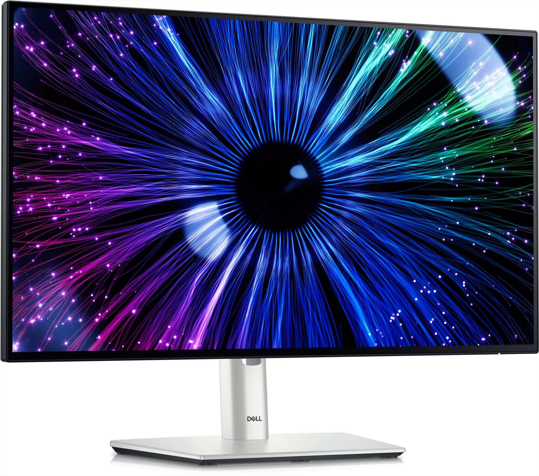 DELL UltraSharp U2424HE computer monitor 60,5 cm (23.8") 1920 x 1080 Pixels Full HD LCD Zwart, Zilver afbeelding