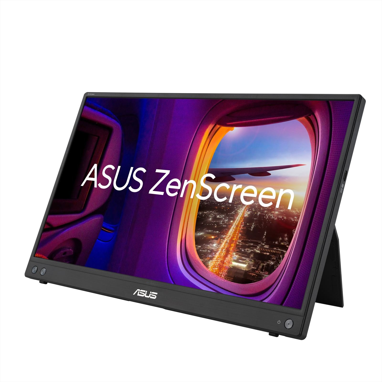 ASUS MB16AHV computer monitor 39,6 cm (15.6") 1920 x 1080 Pixels Full HD LCD Zwart afbeelding