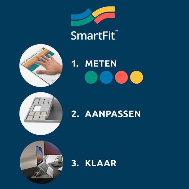 Laptopstandaard Kensington SmartFit Easy Riser EQ koelfunctie — Foto 2 van 2