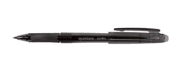 Gelschrijver Quantore erasable 0.7mm zwart afbeelding