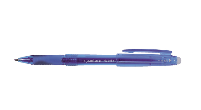 Gelschrijver Quantore erasable 0.7mm blauw afbeelding